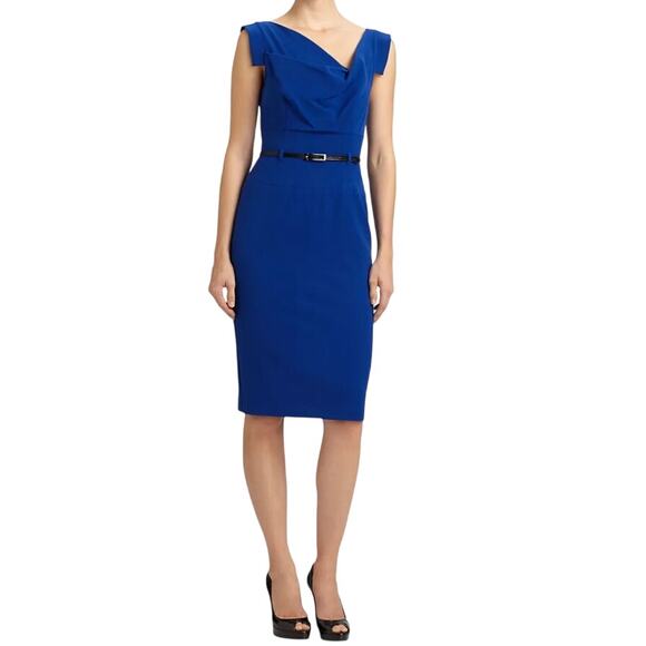 Black Halo Dresses & Skirts - Black Halo Jackie O dress blue size 10